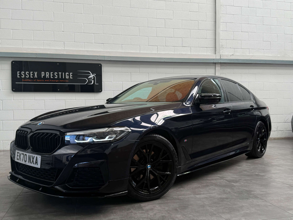 BMW 5 Series 520D Mht M Sport Black #9