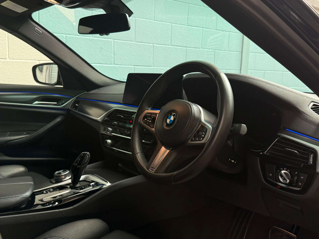 BMW 5 Series 520D Mht M Sport Black #14
