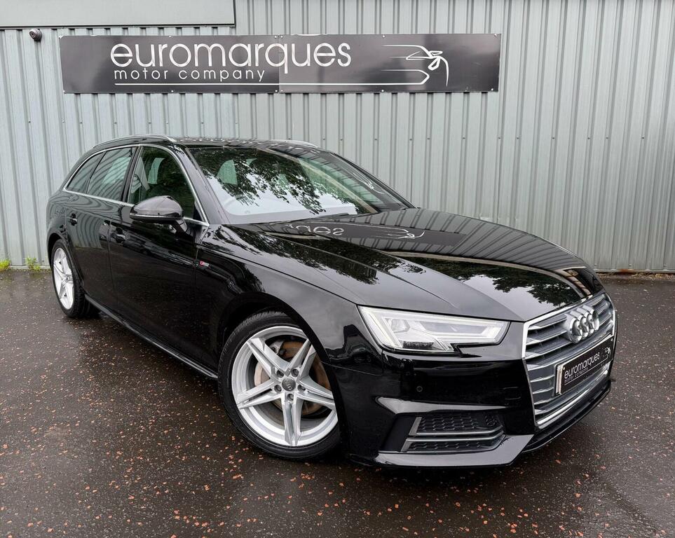 Audi A4 Avant Estate 2.0 Tdi Ultra S Line Euro 6 Ss 2017 Black