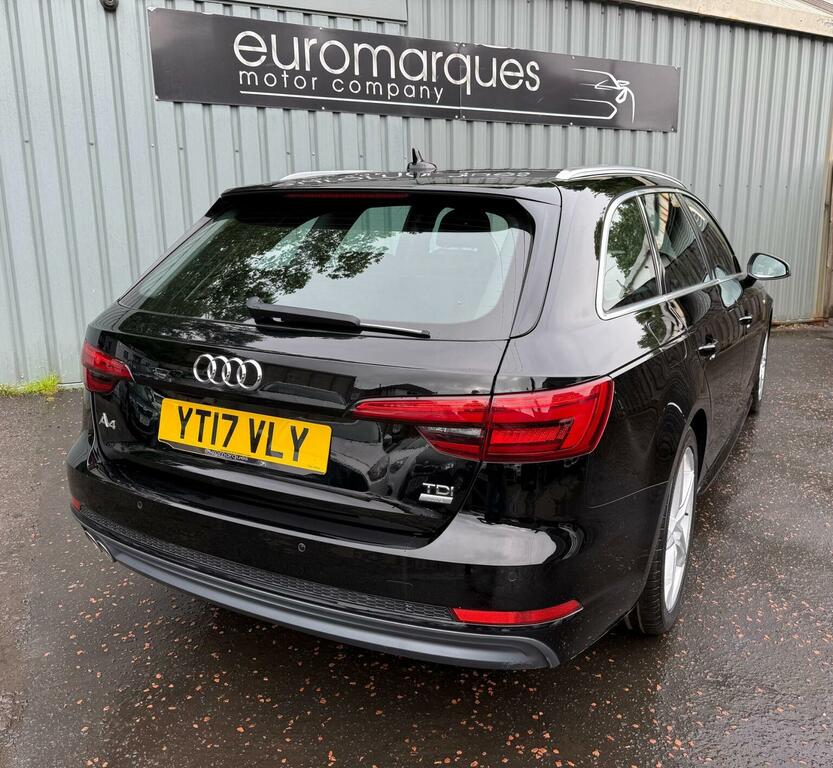 Audi A4 Avant Estate 2.0 Tdi Ultra S Line Euro 6 Ss 2017 Black #4