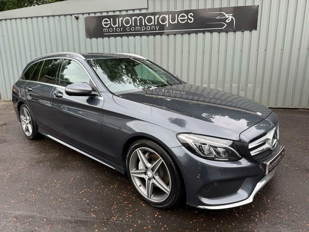 Mercedes-Benz C Class Estate 2.1 C220d Amg Line Euro 6 Ss 20156 Grey