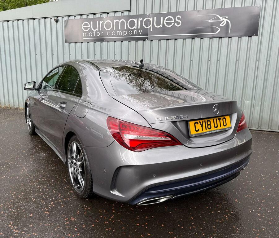 Mercedes-Benz CLA Class Saloon 2.1 Cla200d Amg Line Coupe 7G-dct Euro 6 S CY18UTO Grey #6