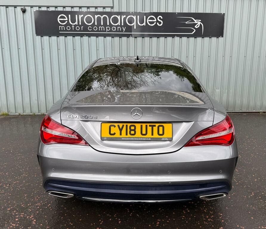 Mercedes-Benz CLA Class Saloon 2.1 Cla200d Amg Line Coupe 7G-dct Euro 6 S CY18UTO Grey #5