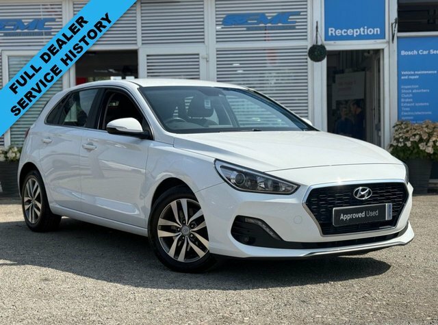 Hyundai I30 2019 1.0 T-gdi Blue Drive Se Nav Hatchback Pet White