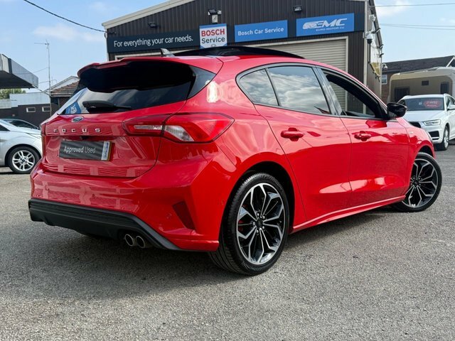 Ford Focus 2022 1.5 Ecoblue St-line X Hatchback Ma LD22OGH Red #5