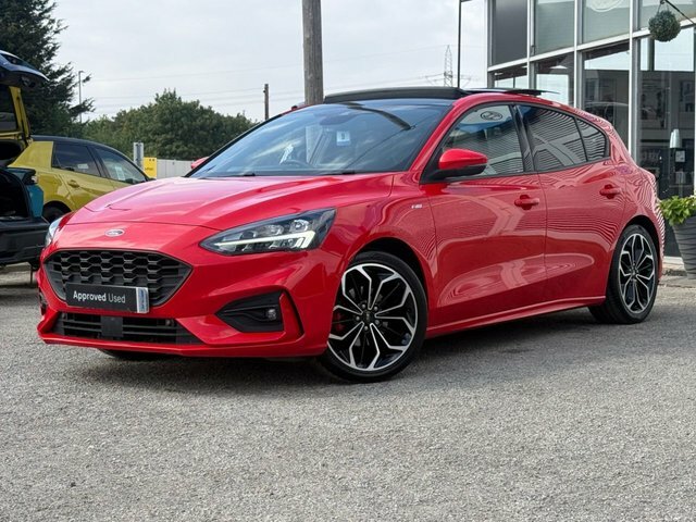 Ford Focus 2022 1.5 Ecoblue St-line X Hatchback Ma LD22OGH Red #2