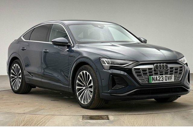 Audi Q8 e tron 55 S Line Sportback Quattro 114K Blue