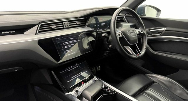 Audi Q8 e tron 55 S Line Sportback Quattro 114K Blue #2