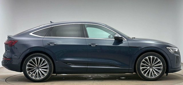 Audi Q8 e tron 55 S Line Sportback Quattro 114K Blue #3