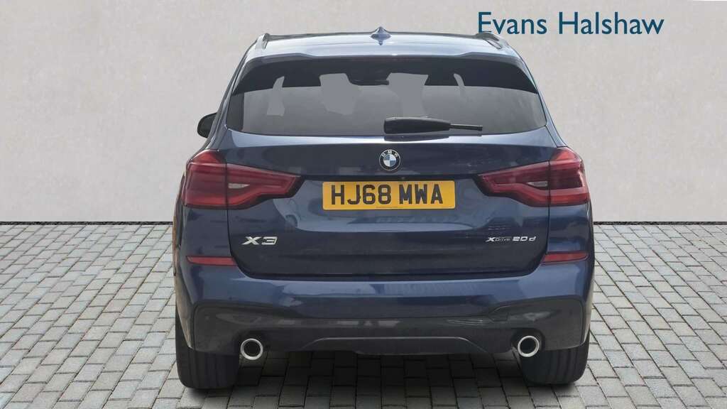 BMW X3 Xdrive20d M Sport Step 2018 HJ68MWA Blue #4