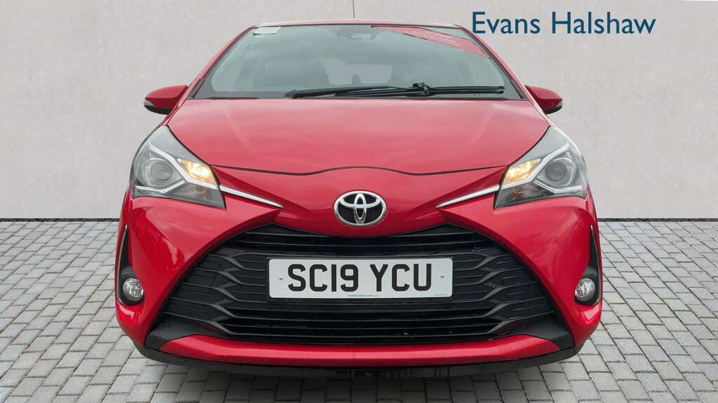 Toyota Yaris 1.0 72 Vvt-i Icon Tech 2019 Red #3