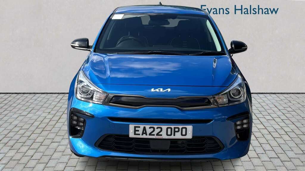 Kia RIO 1.0 T Gdi 48V 118 Gt-line S 2022 Blue #2