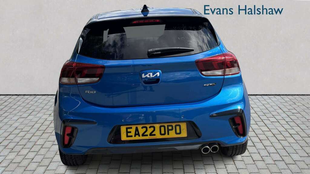 Kia RIO 1.0 T Gdi 48V 118 Gt-line S 2022 Blue #3