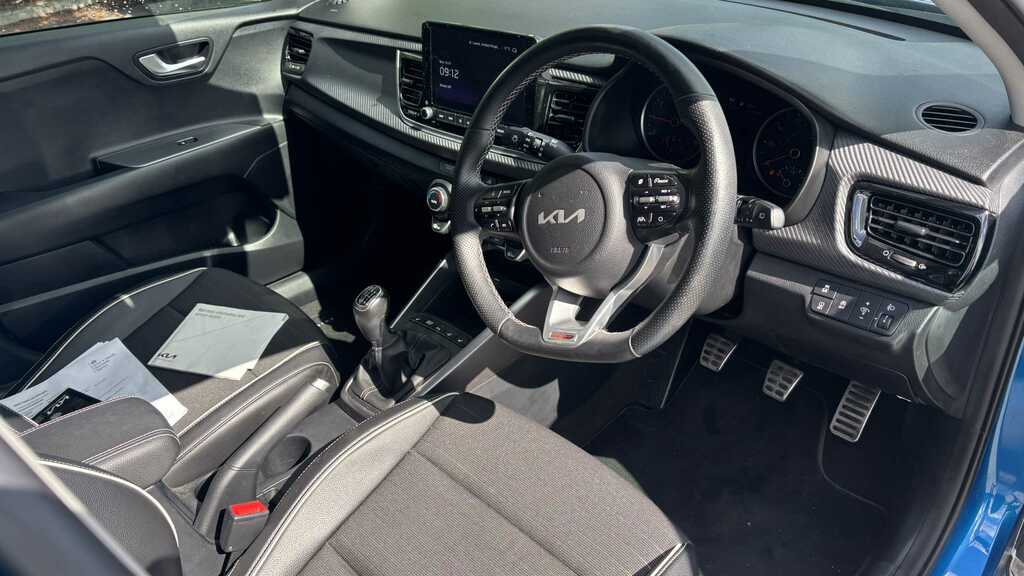 Kia RIO 1.0 T Gdi 48V 118 Gt-line S 2022 Blue #6