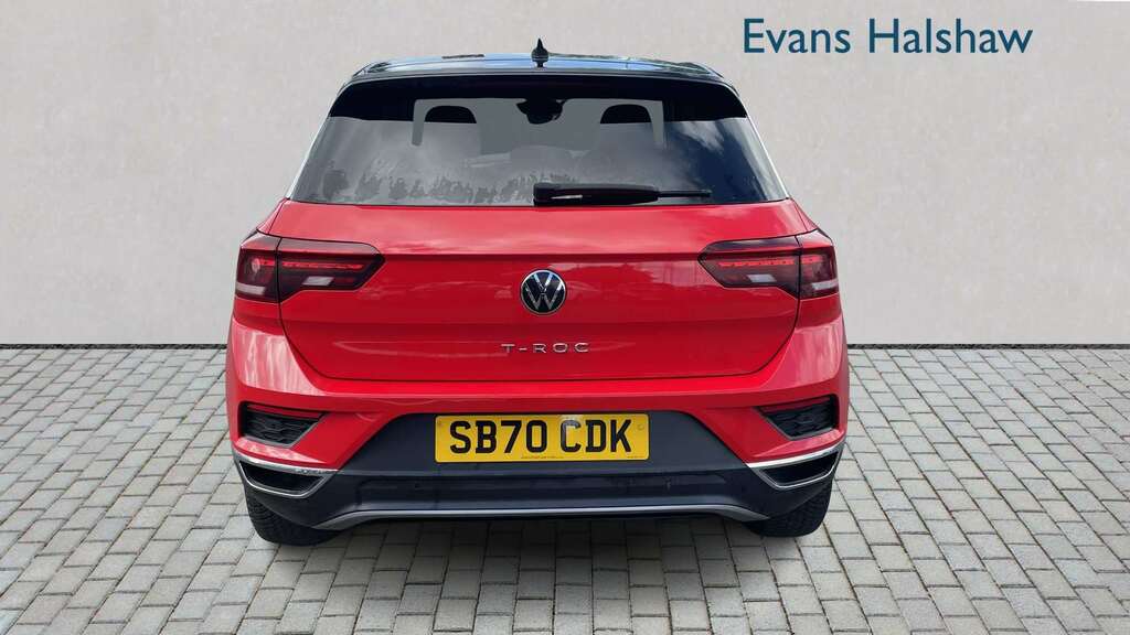 Volkswagen T-Roc 1.5 Tsi Evo Sel 2021 SB70CDK Red #5
