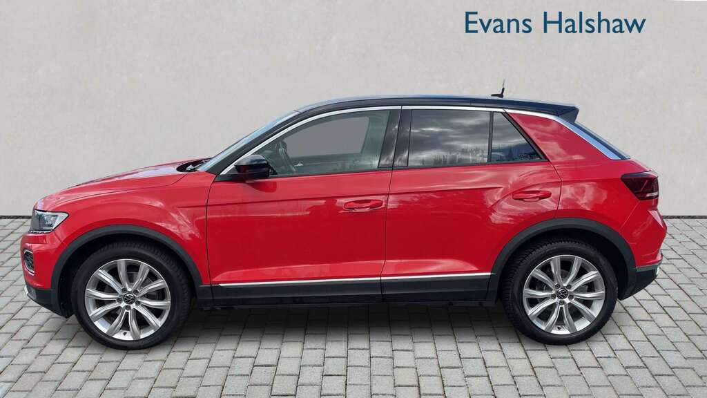 Volkswagen T-Roc 1.5 Tsi Evo Sel 2021 SB70CDK Red #4