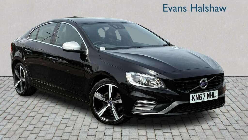 Volvo S60 D4 190 R Design Lux Nav Leather 2017 Black