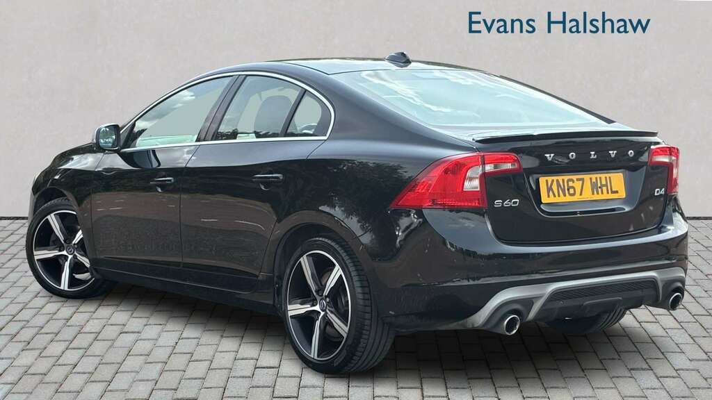 Volvo S60 D4 190 R Design Lux Nav Leather 2017 Black #2