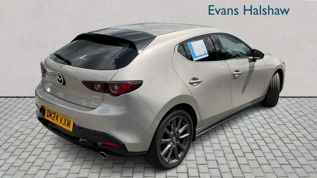 Mazda 3 2.0 E-skyactiv G Mhev Exclusive-line 2024 DK24KXM Silver #5