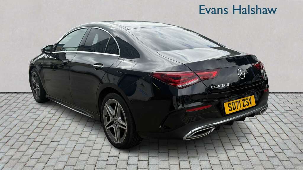 Mercedes-Benz CLA Class 220D Amg Line Premium Plus Tip 2021 SD71ZSV Black #5