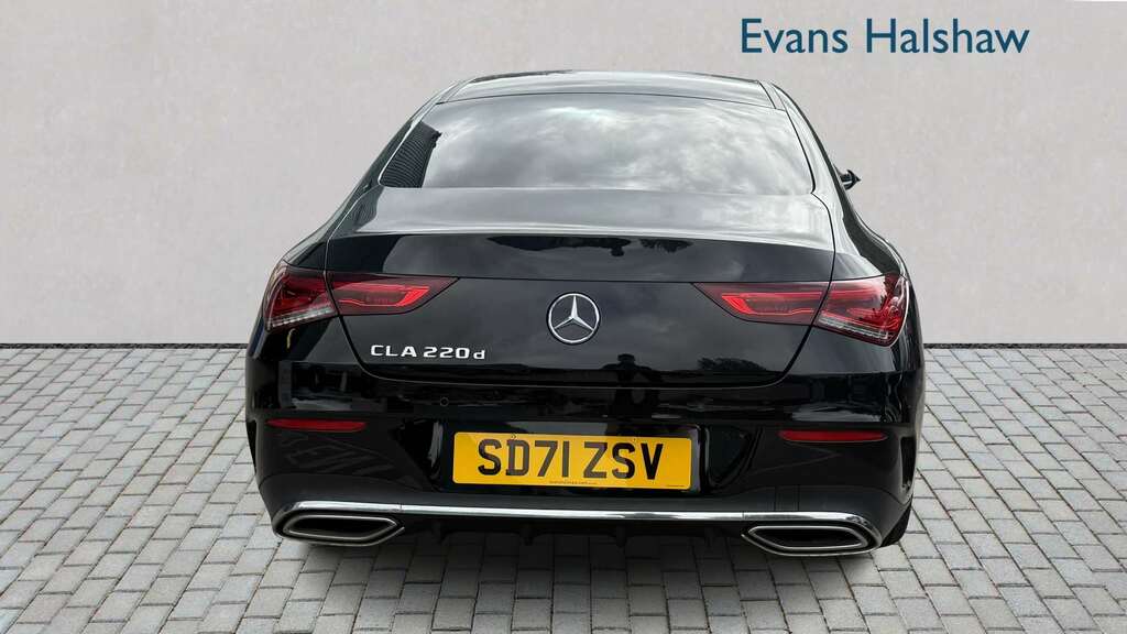 Mercedes-Benz CLA Class 220D Amg Line Premium Plus Tip 2021 SD71ZSV Black #6
