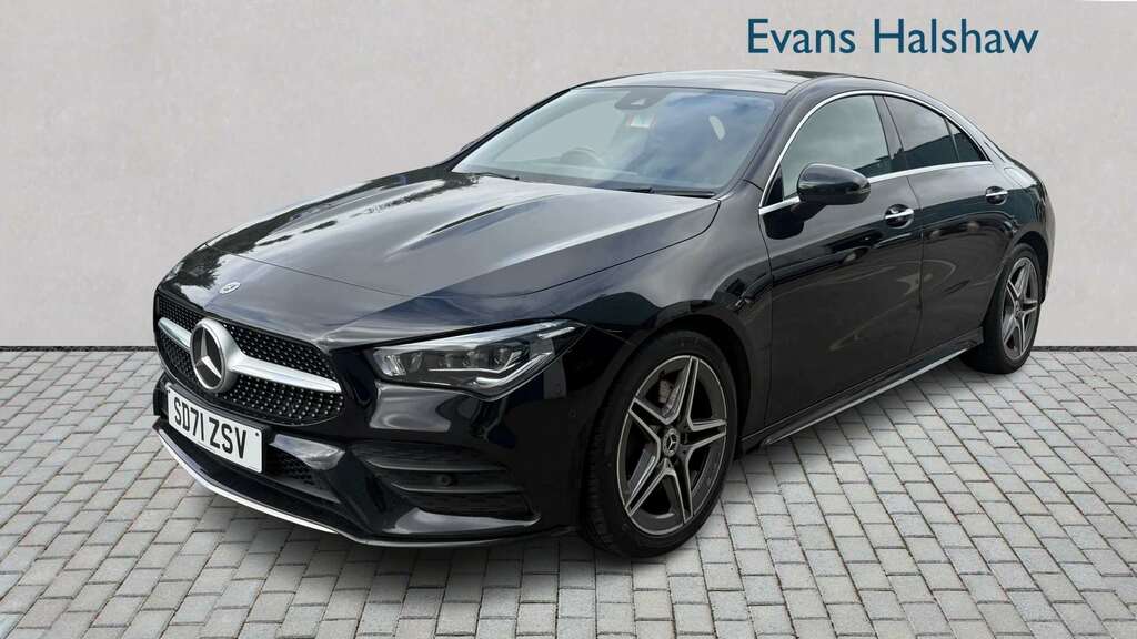 Mercedes-Benz CLA Class 220D Amg Line Premium Plus Tip 2021 SD71ZSV Black #3