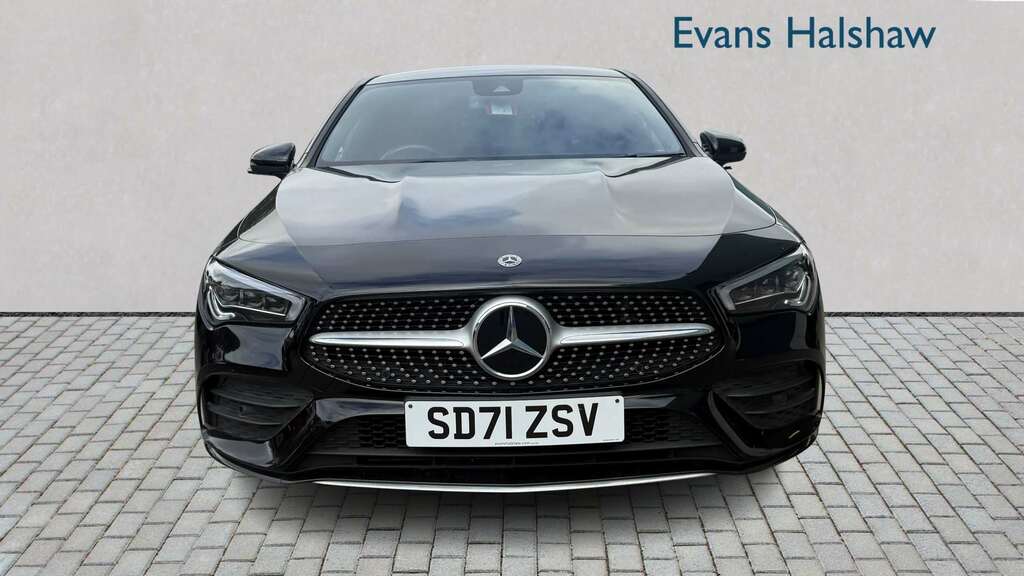 Mercedes-Benz CLA Class 220D Amg Line Premium Plus Tip 2021 SD71ZSV Black #2