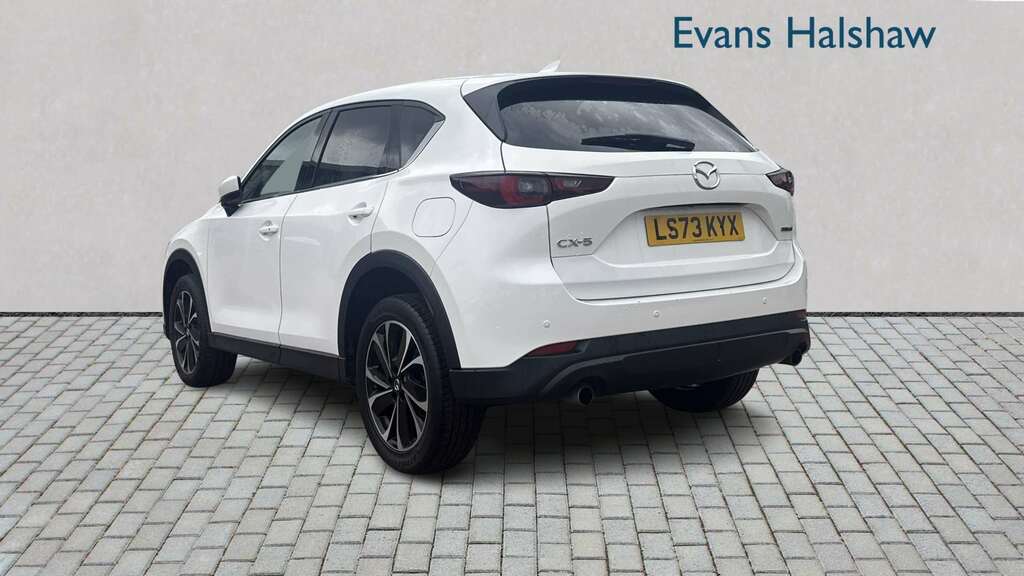 Mazda CX-5 2.0 E-skyactiv G Mhev Exclusive-line 2023 LS73KYX White #2