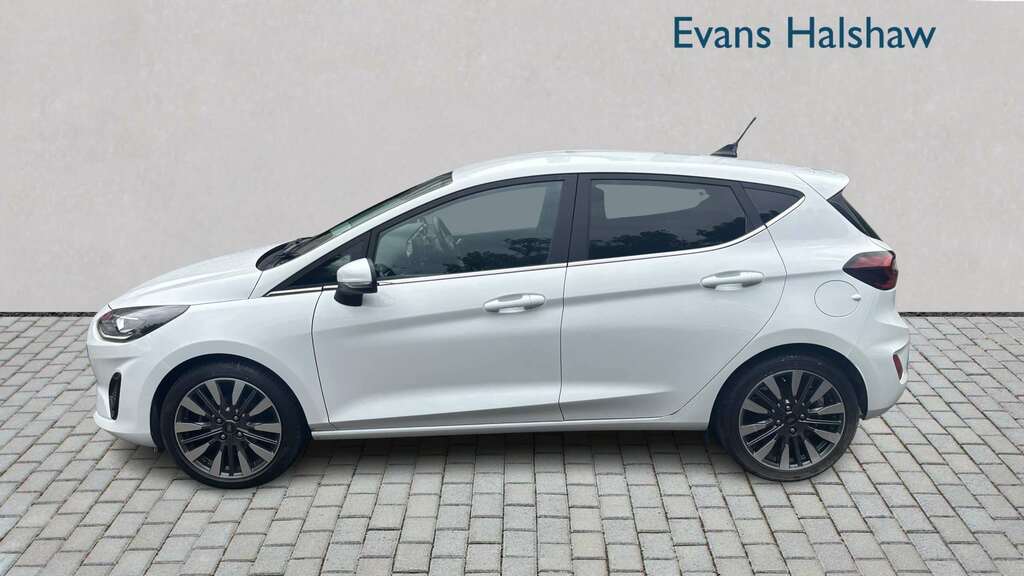Ford Fiesta 1.0 Ecoboost Hbd Mhev 125 Titanium X 2023 GJ23YEE White #4