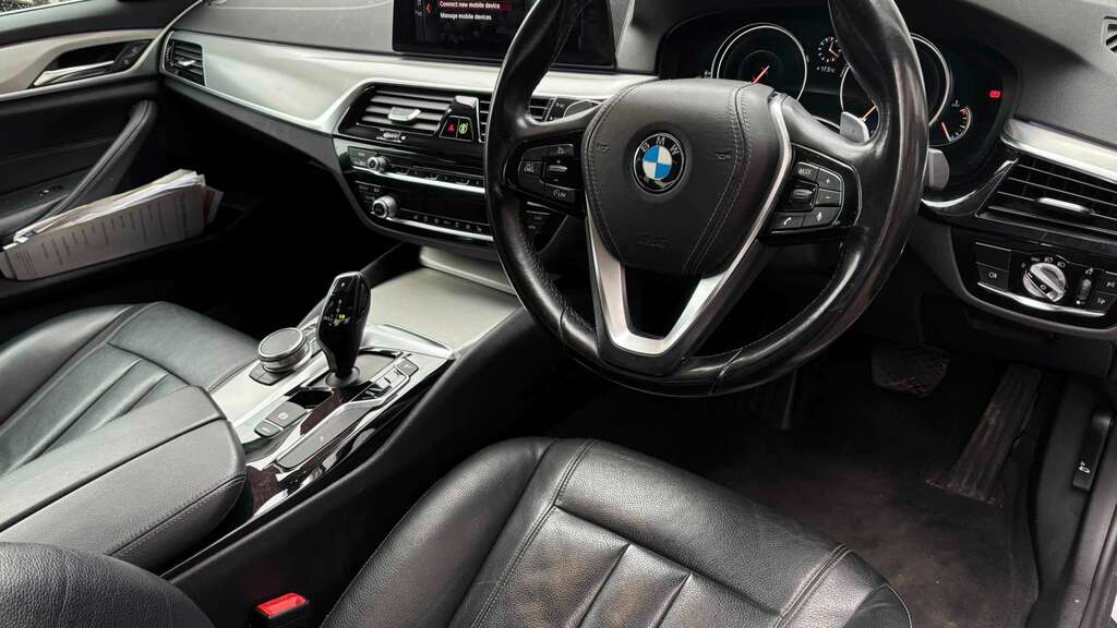 BMW 5 Series 525D Se 2017 YH67OXJ Silver #6