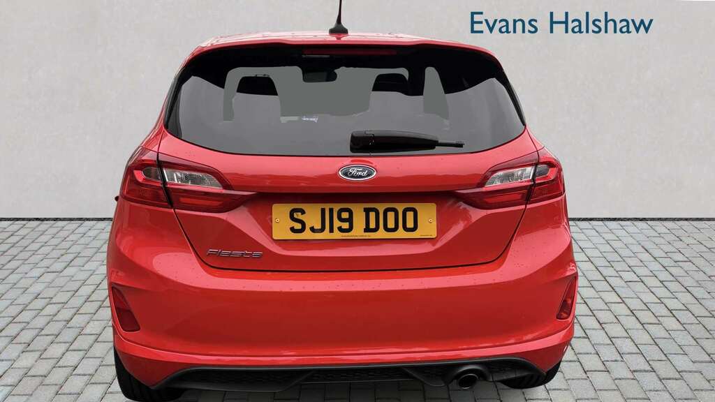 Ford Fiesta 1.0 Ecoboost 125 St-line 2019 SJ19DOO Red #3