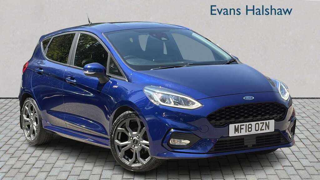 Ford Fiesta 1.0 Ecoboost 140 St-line X 2018 MF18OZN Blue