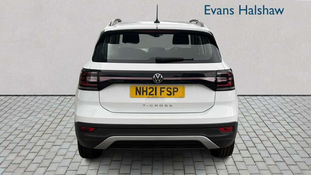 Volkswagen T-Cross 1.0 Tsi 110 Se 2021 NH21FSP White #6