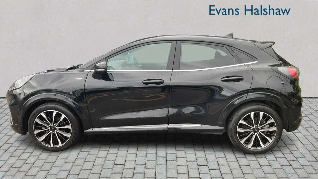 Ford Puma 1.0 Ecoboost Hybr Mhev 155 St-line Vignale Dct MA24ZBO Black #3