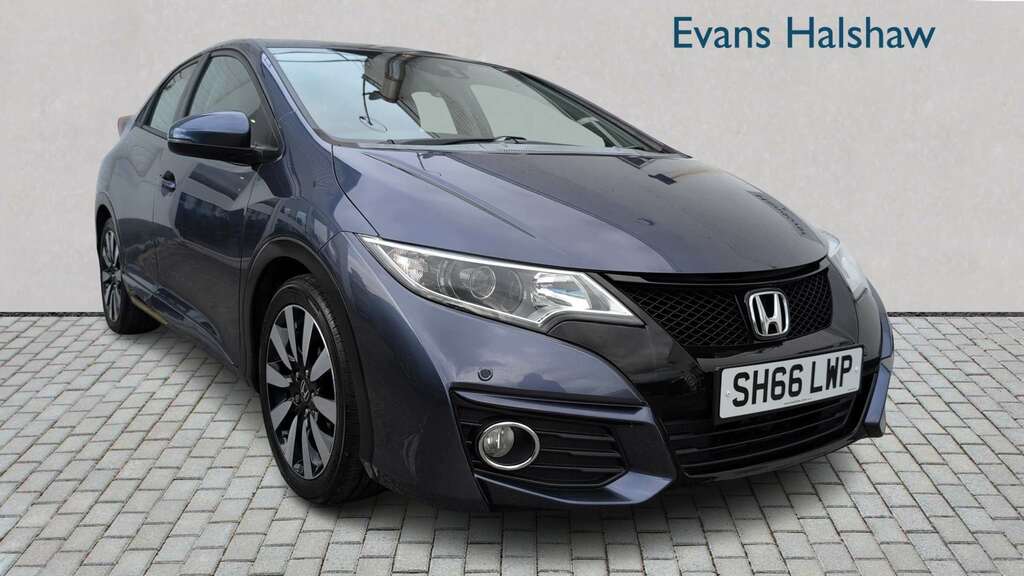 Honda Civic 1.4 I-vtec Se Plus Nav 2017 Blue