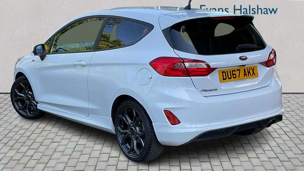 Ford Fiesta 1.0 Ecoboost St-line 2017 DU67AKX White #2