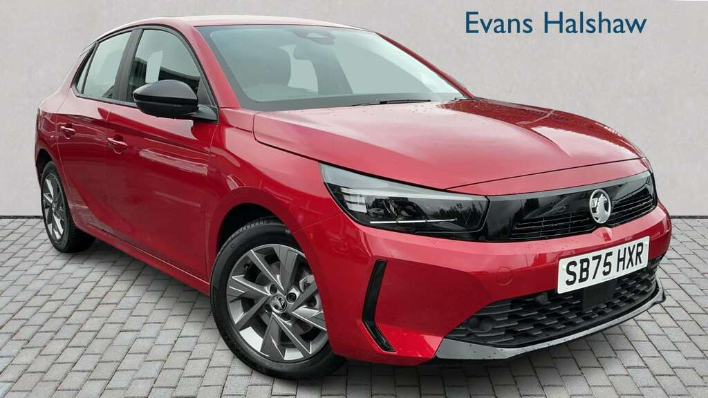 Vauxhall Corsa 1.2 Turbo Design 2025 SB75HXR Red