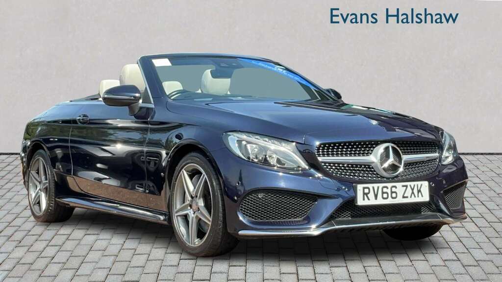 Mercedes-Benz C Class C300 Amg Line Premium Plus 2016 Blue