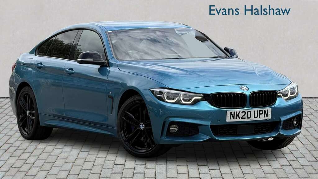 BMW 4 Series 420I Xdrive M Sport Professional Media Blue
