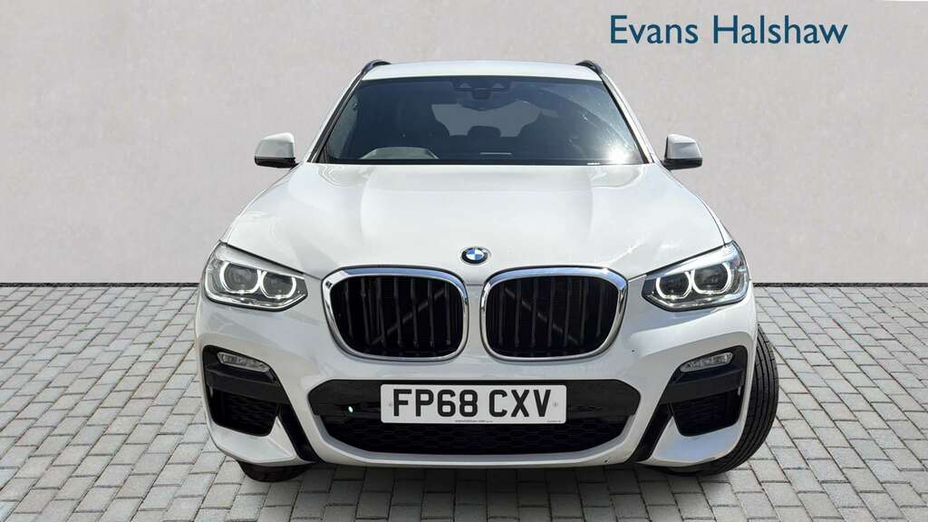 BMW X3 Xdrive20d M Sport Step 2018 FP68CXV White #2