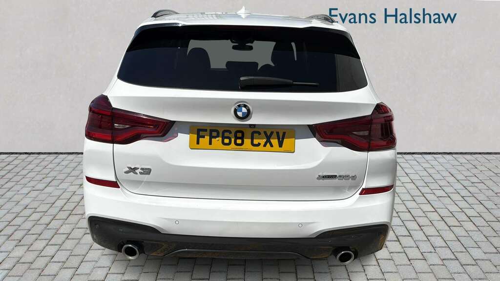 BMW X3 Xdrive20d M Sport Step 2018 FP68CXV White #3
