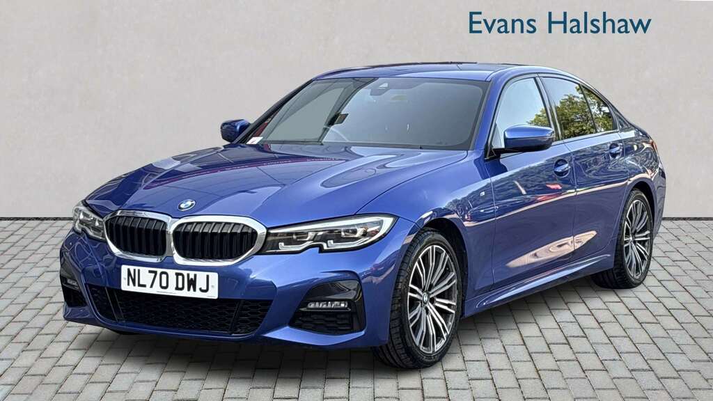 BMW 3 Series 320D Xdrive M Sport Step 2020 Blue #4