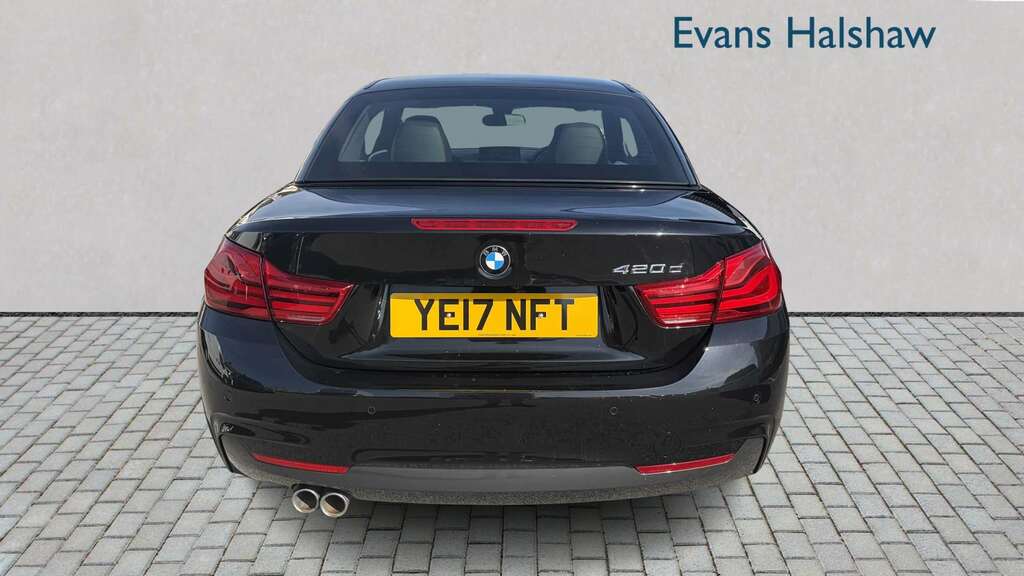 BMW 4 Series 420D 190 M Sport Professional Media 2 YE17NFT Black #5