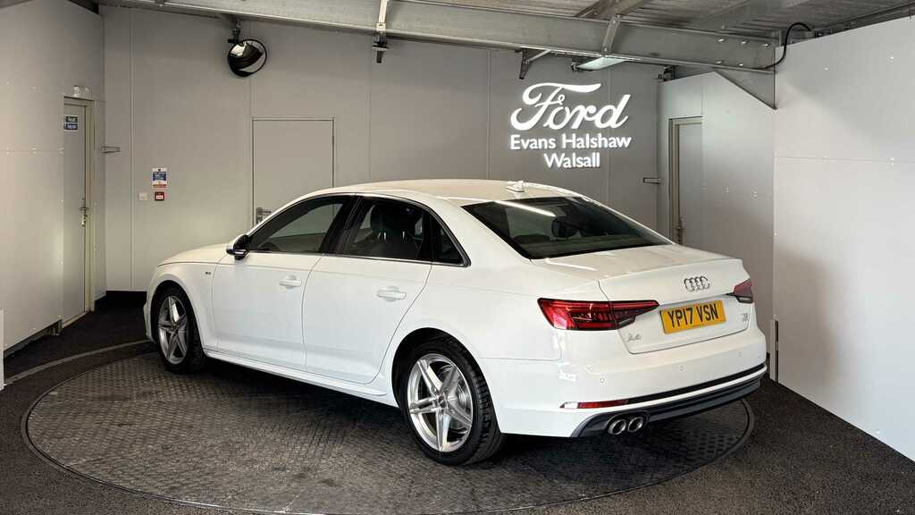 Audi A4 2.0 Tdi Ultra 190 S Line 2017 White #5