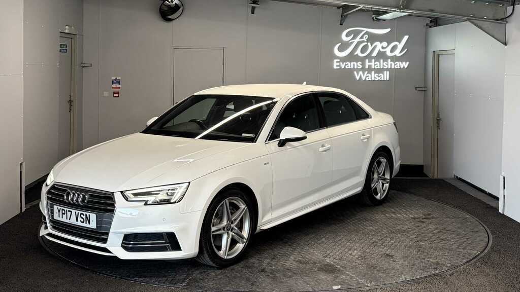 Audi A4 2.0 Tdi Ultra 190 S Line 2017 White #2