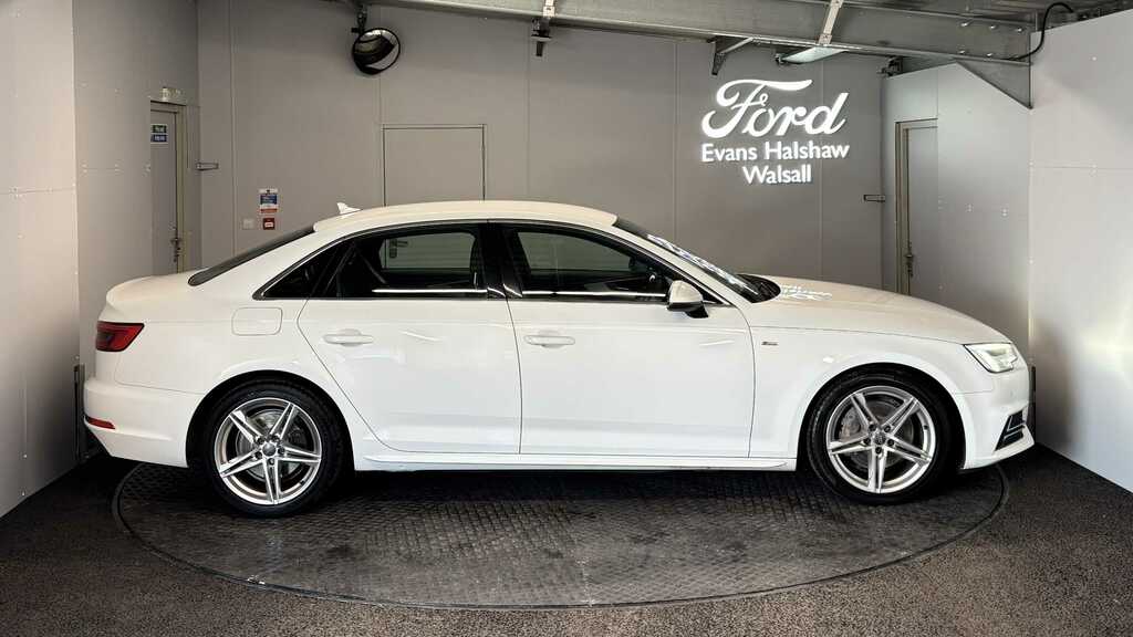 Audi A4 2.0 Tdi Ultra 190 S Line 2017 White #3