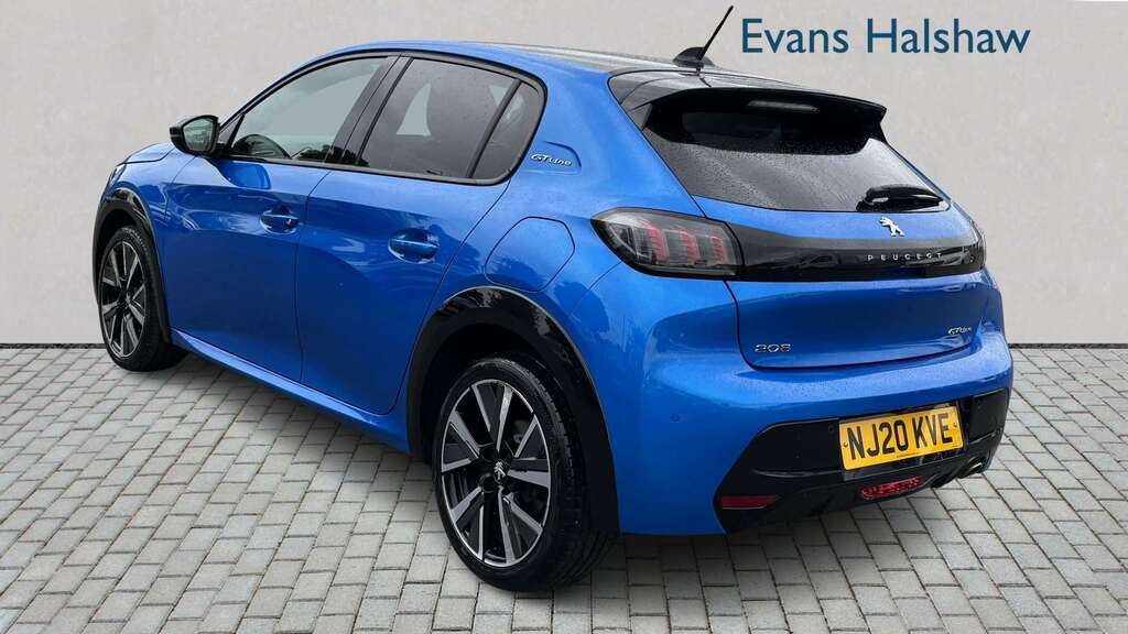 Peugeot 208 1.2 Puretech 100 Gt Line 2020 Blue