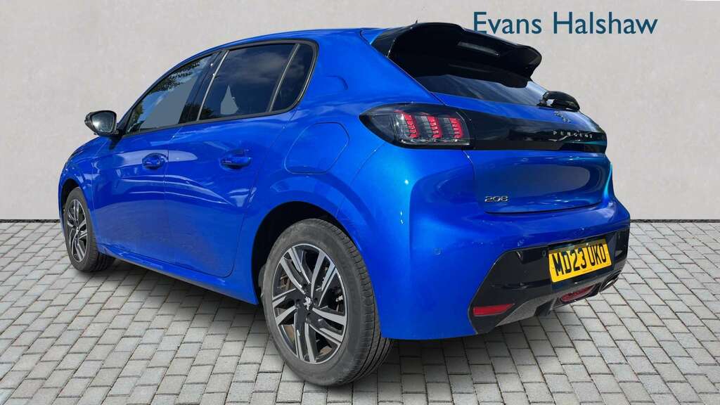 Peugeot 208 1.2 Puretech 130 Allure Premium Eat8 2023 MD23UKO Blue #4