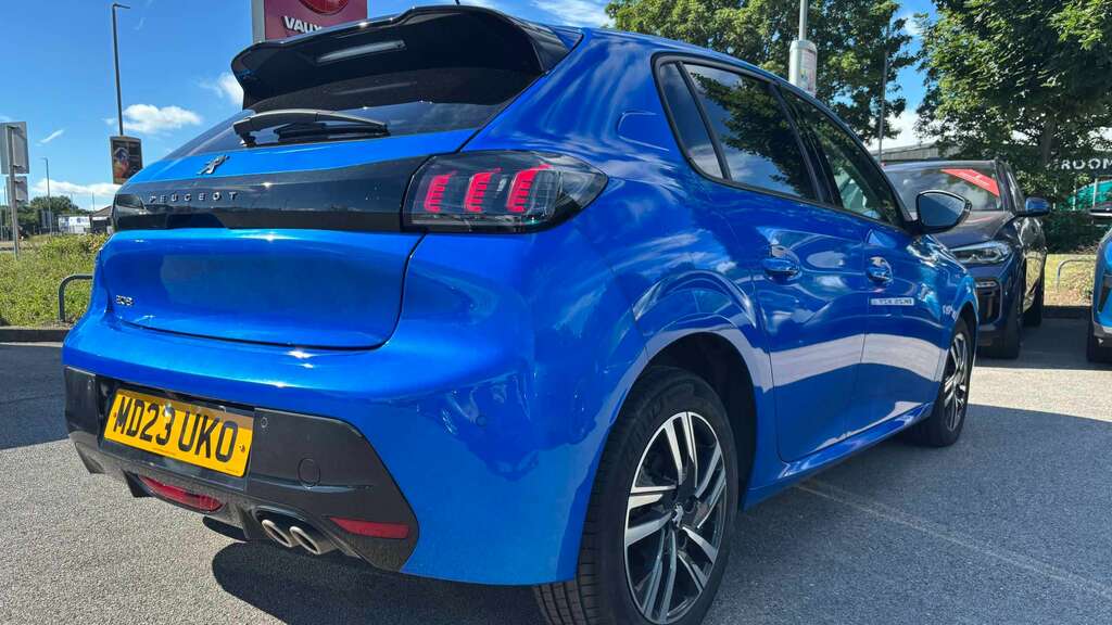 Peugeot 208 1.2 Puretech 130 Allure Premium Eat8 2023 MD23UKO Blue #6