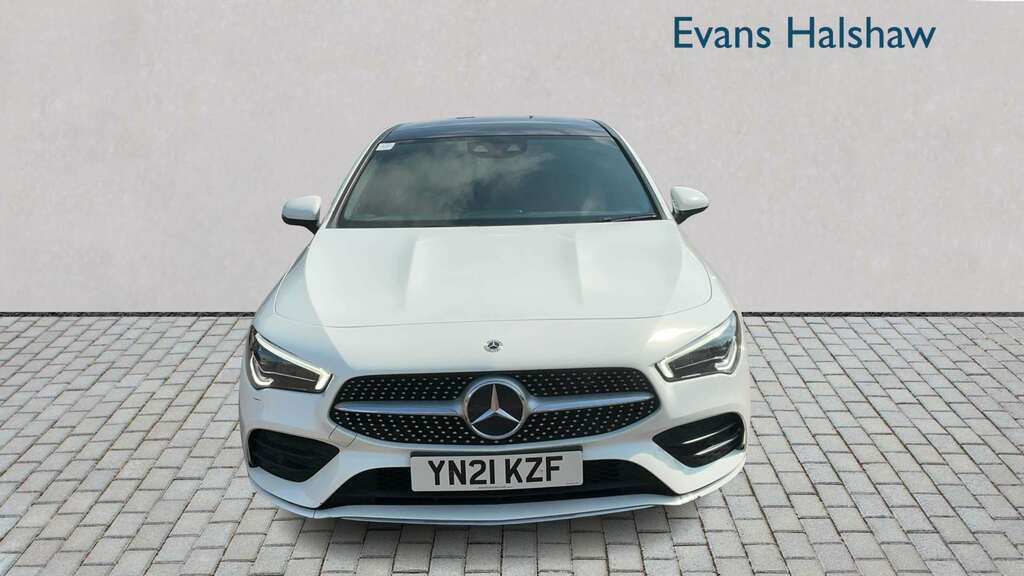 Mercedes-Benz CLA Class 180 Amg Line Premium Plus Tip 2021 YN21KZF White #3